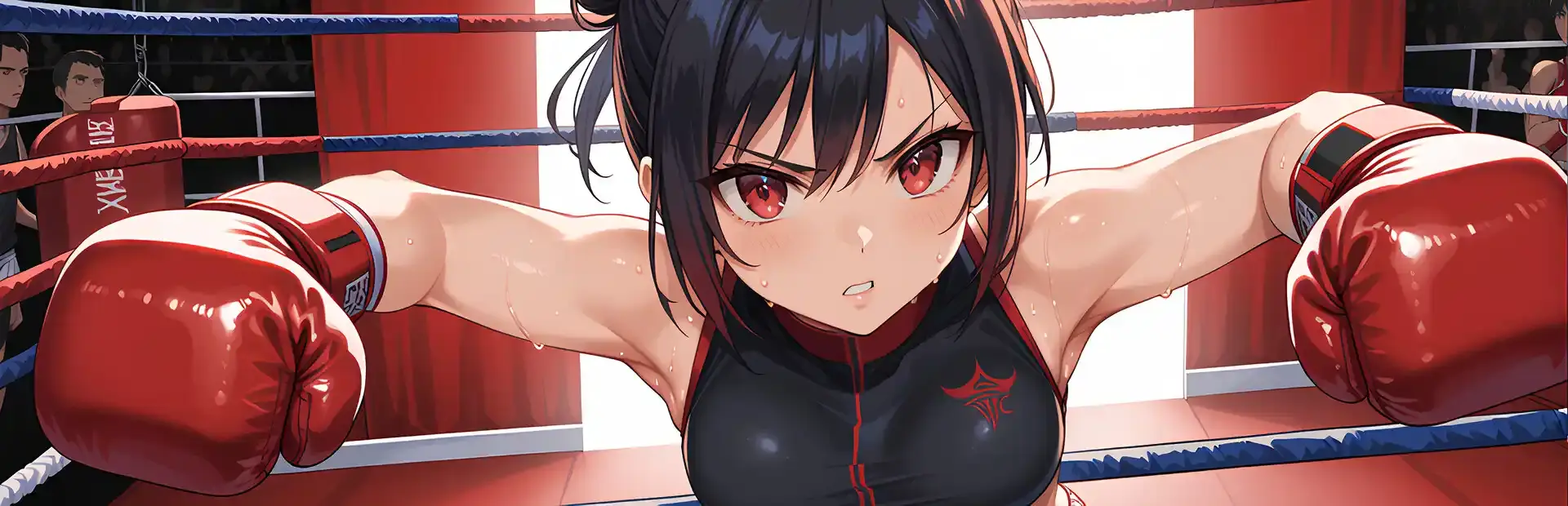 Hentai Boxing Maggie background