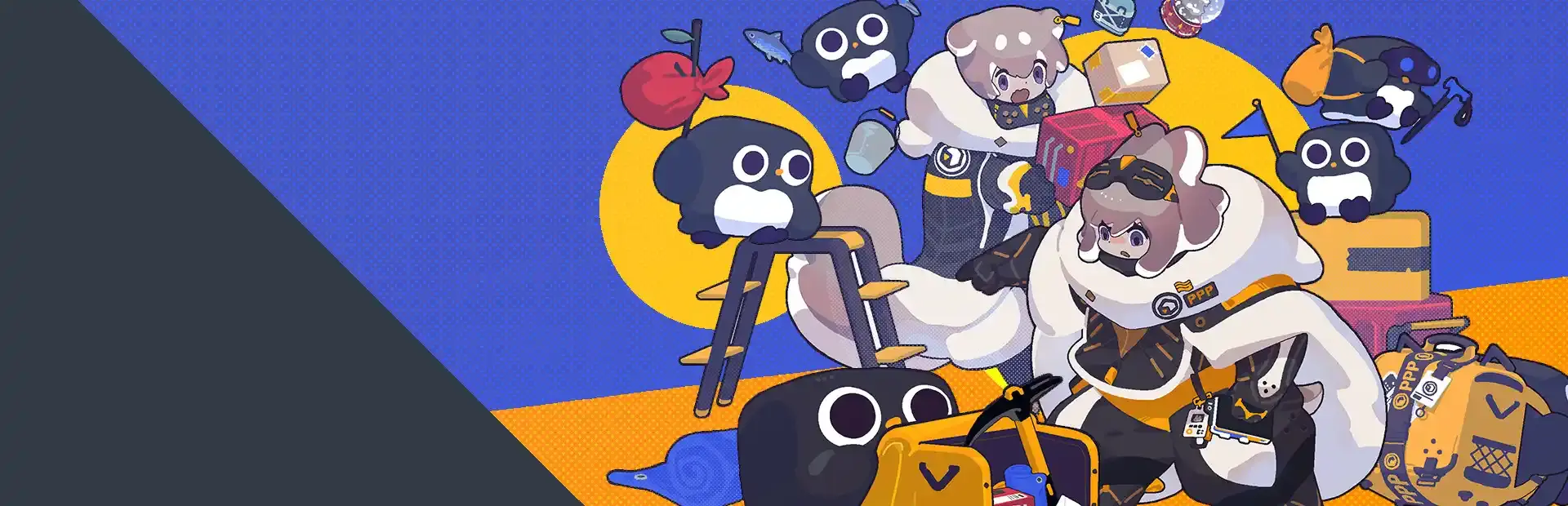 Polar Penguin Post background