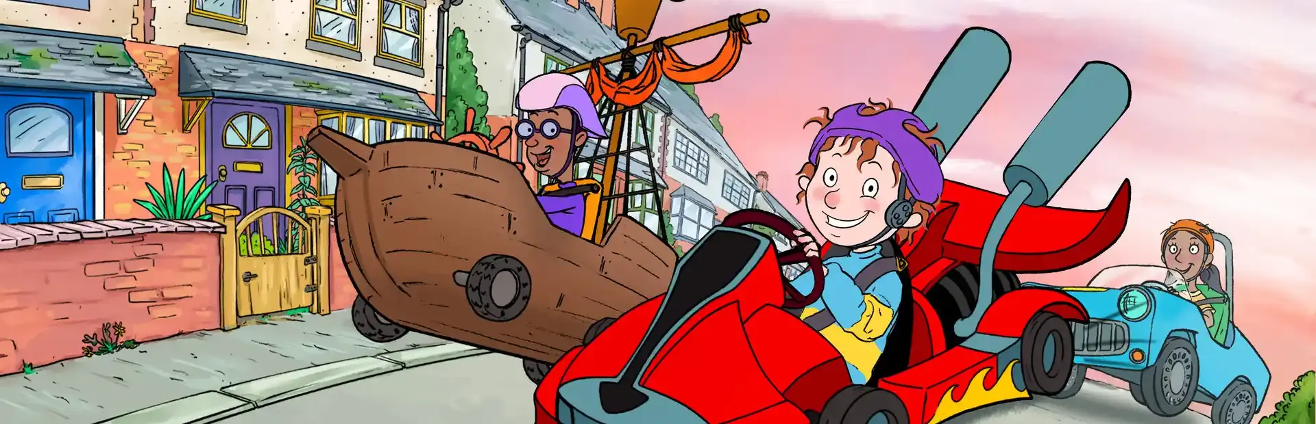 Horrid Henry's Krazy Karts background