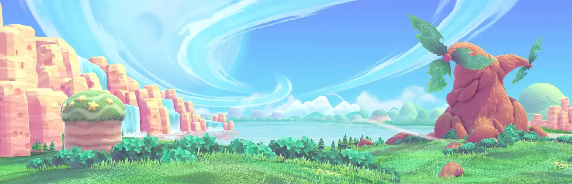 Kirby's Return to Dream Land Deluxe Memory Match-Up background