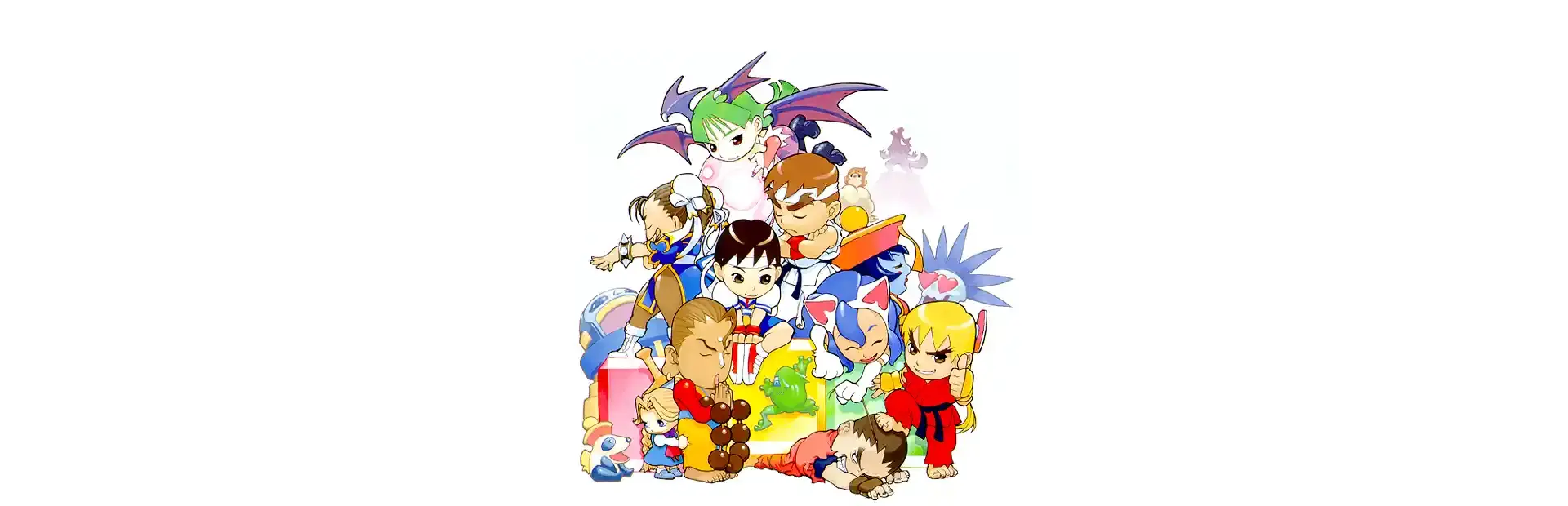 Super Puzzle Fighter II Turbo background