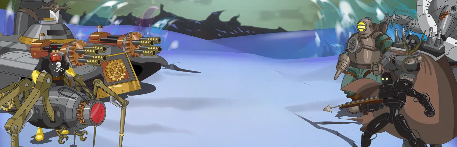 Steam Heroes background