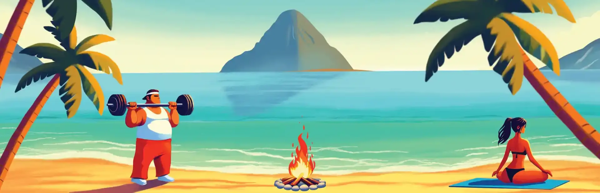 Gym Camp Simulator background