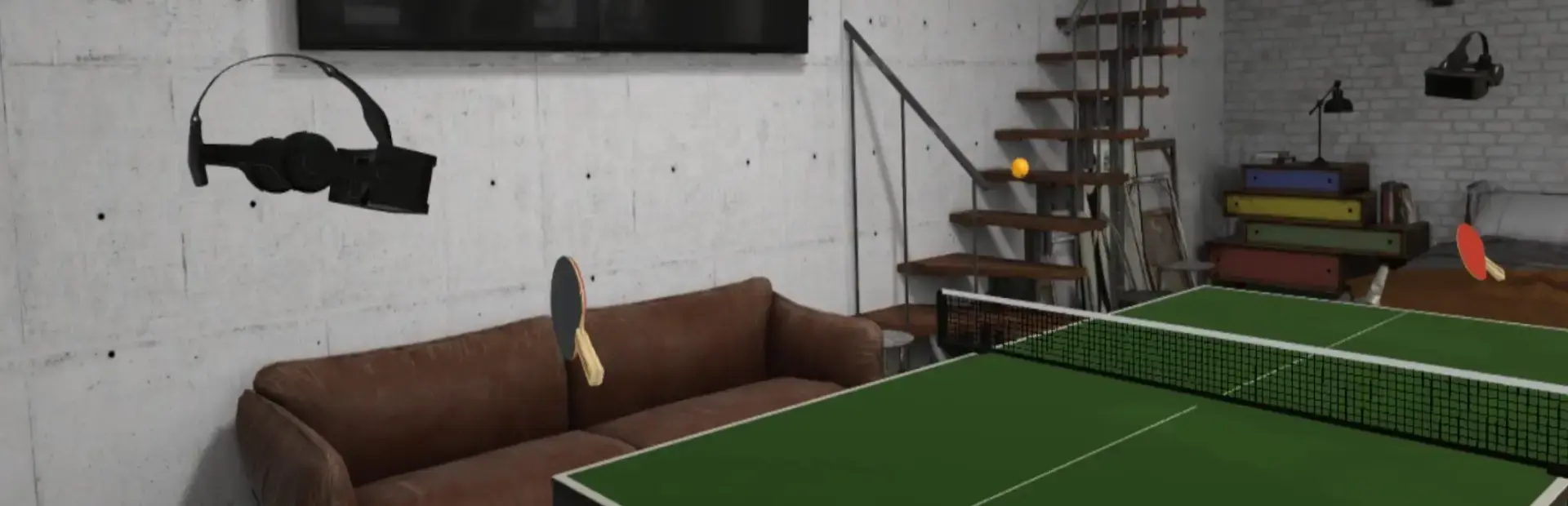 Eleven: Table Tennis VR background