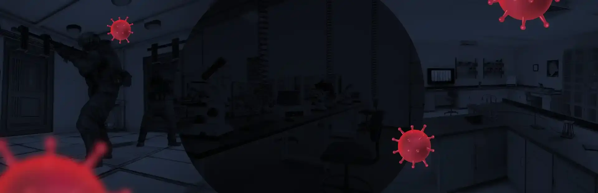 Danger: Escape Lab! background