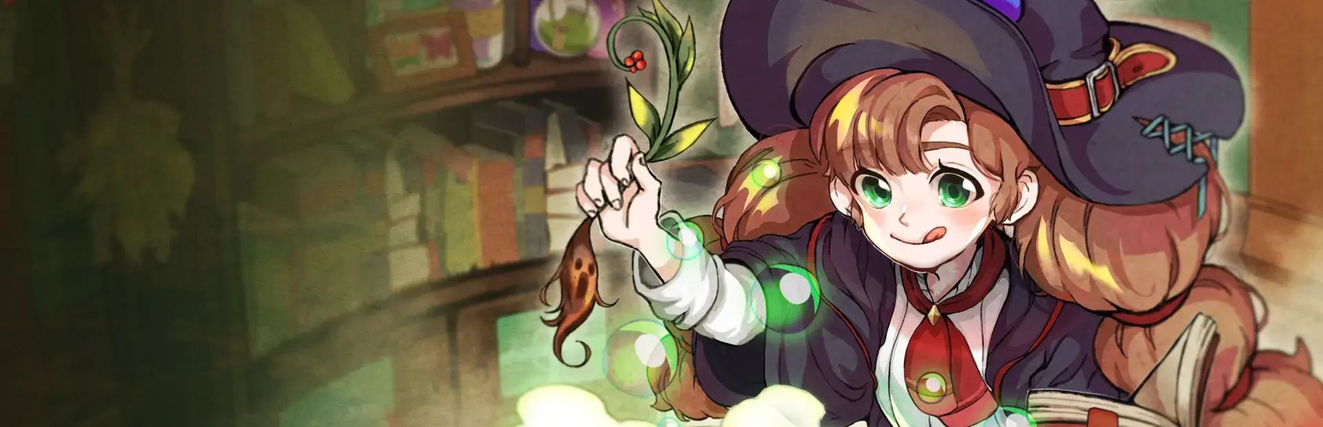 Little Witch in the Woods background