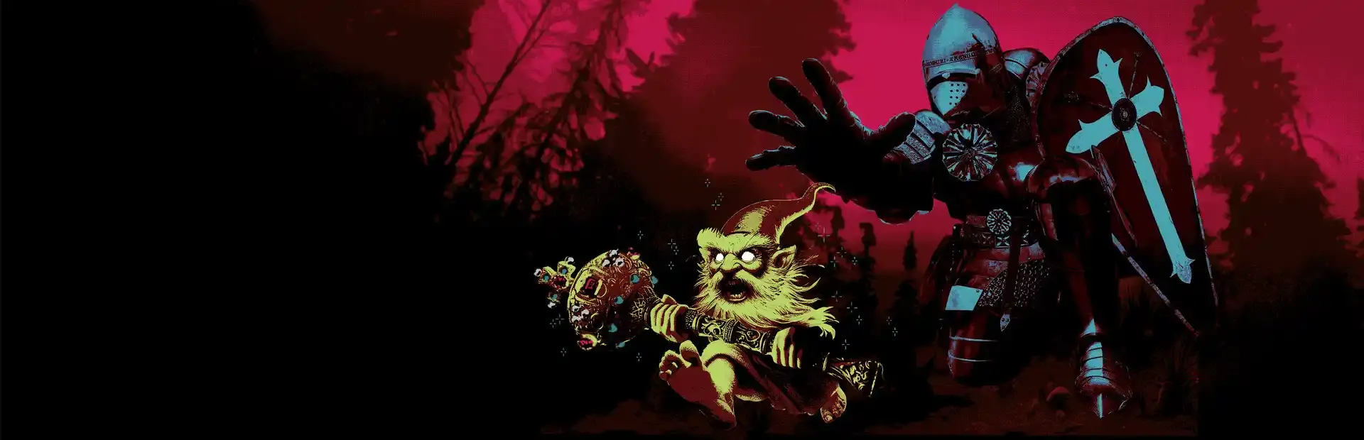 Gnomes and Knights background