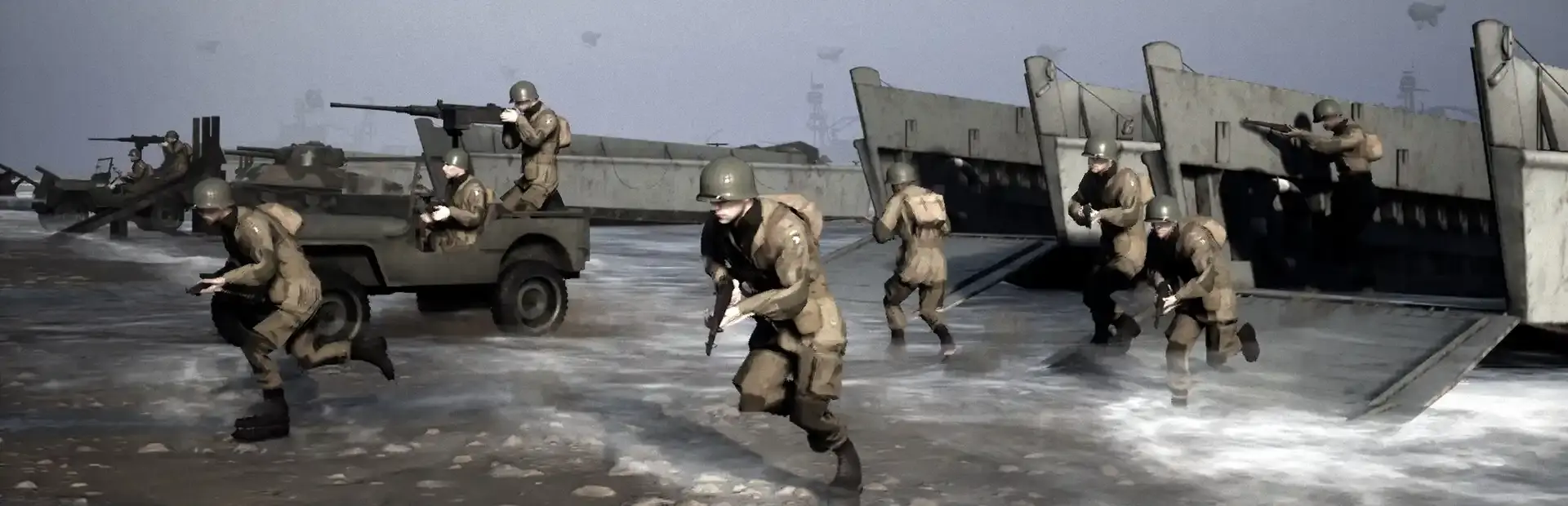 Beach Invasion 1944 background
