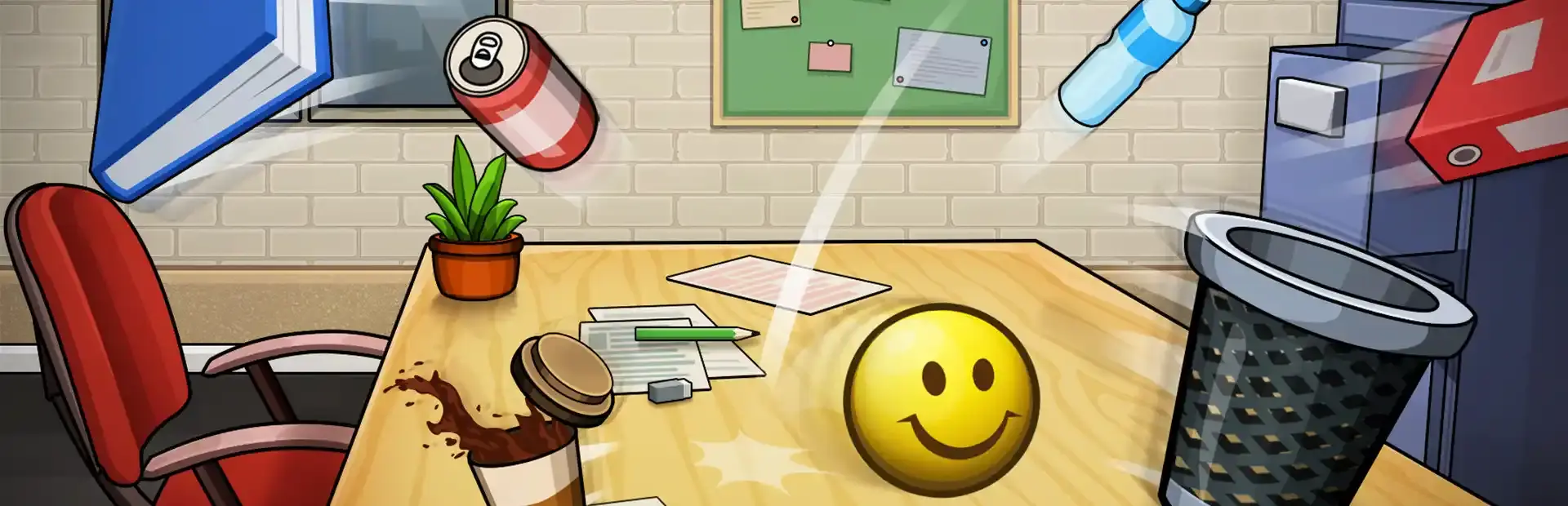 Ball at Work: The Ultimate Speedrun Platformer! background