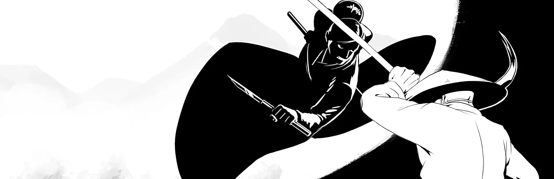 Black & White Bushido background