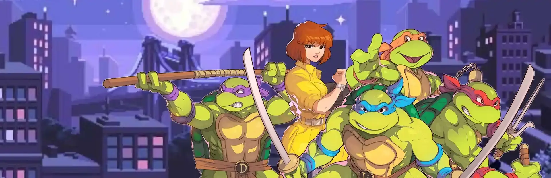 Teenage Mutant Ninja Turtles: Shredder's Revenge background
