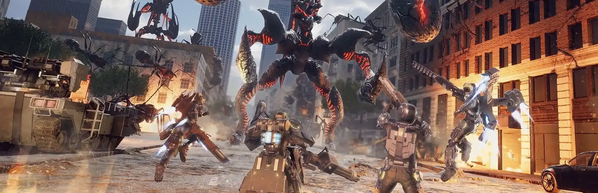 Earth Defense Force: Iron Rain background