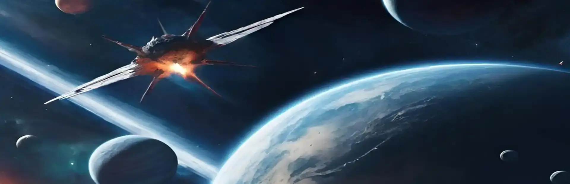Space Waves background