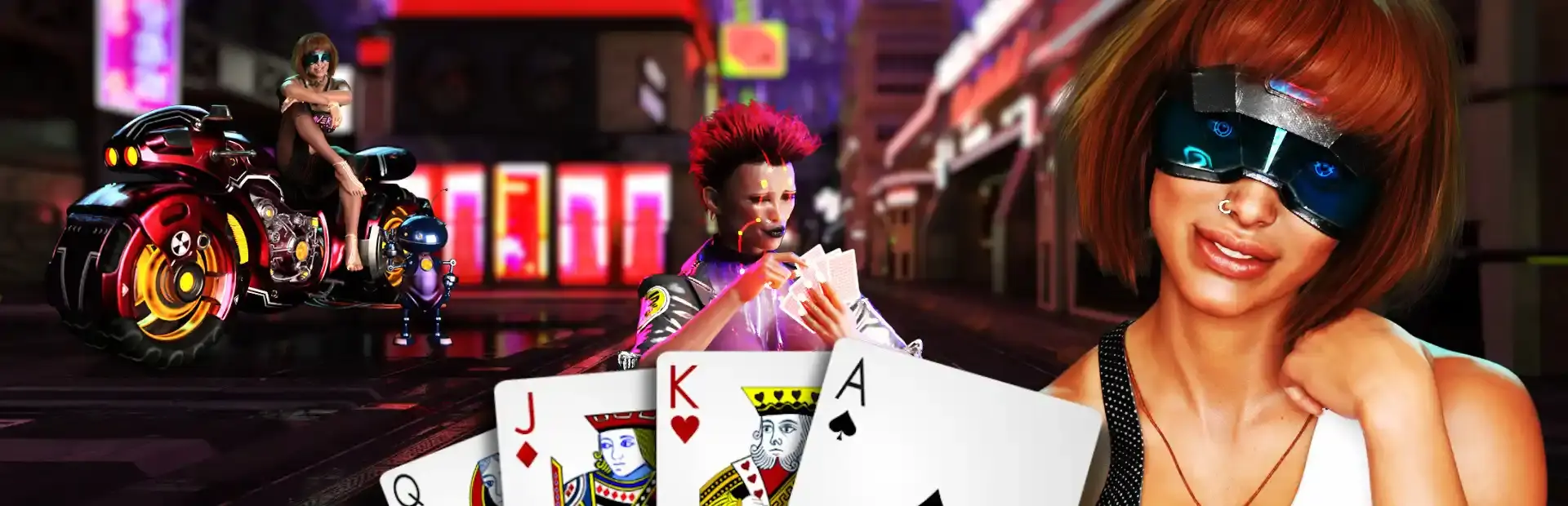 Strip Black Jack: Cyber Sex background
