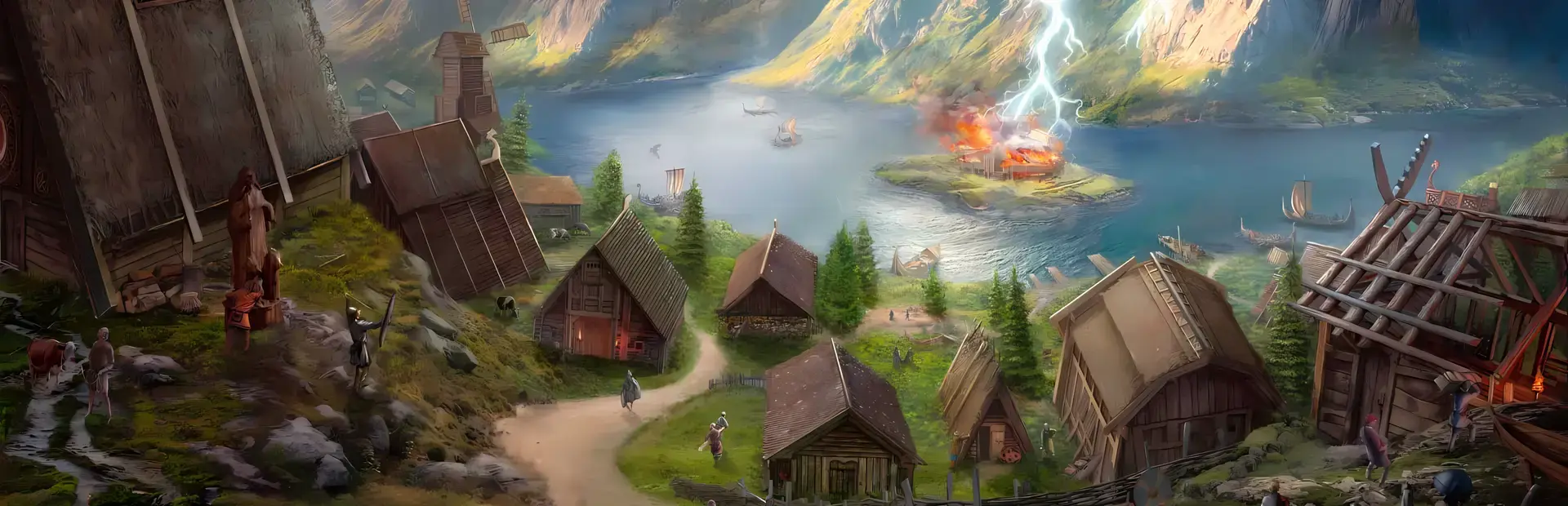 Land of the Vikings background