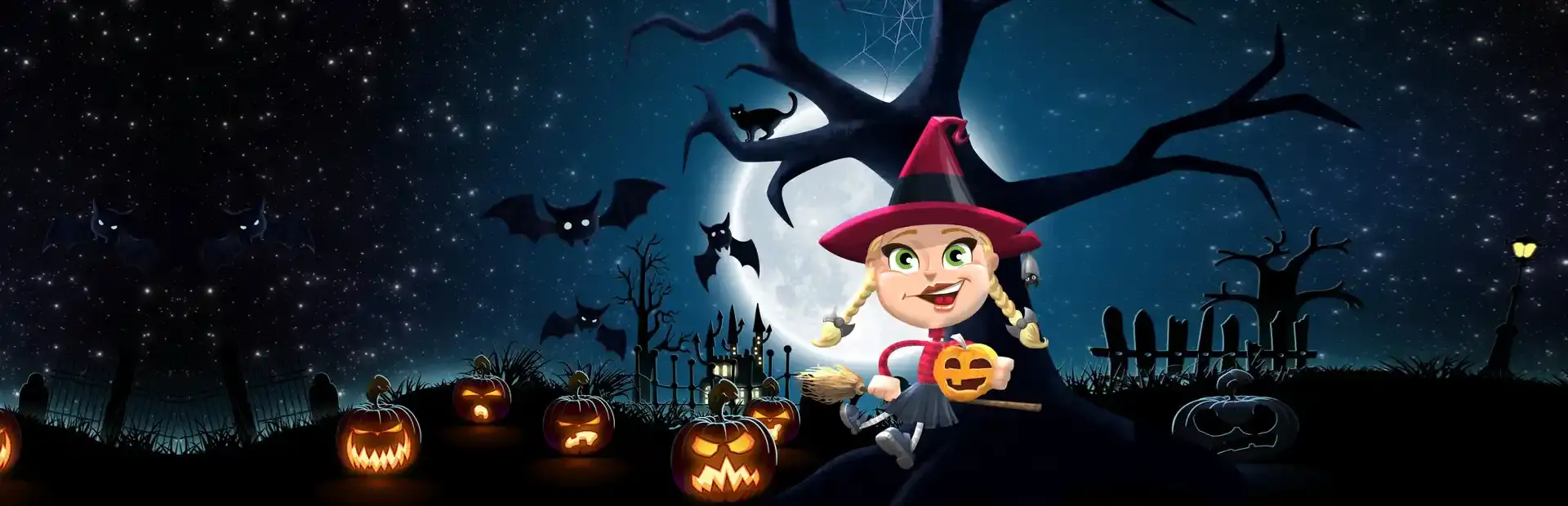 Little Witchelsa: Pumpkin Peril background