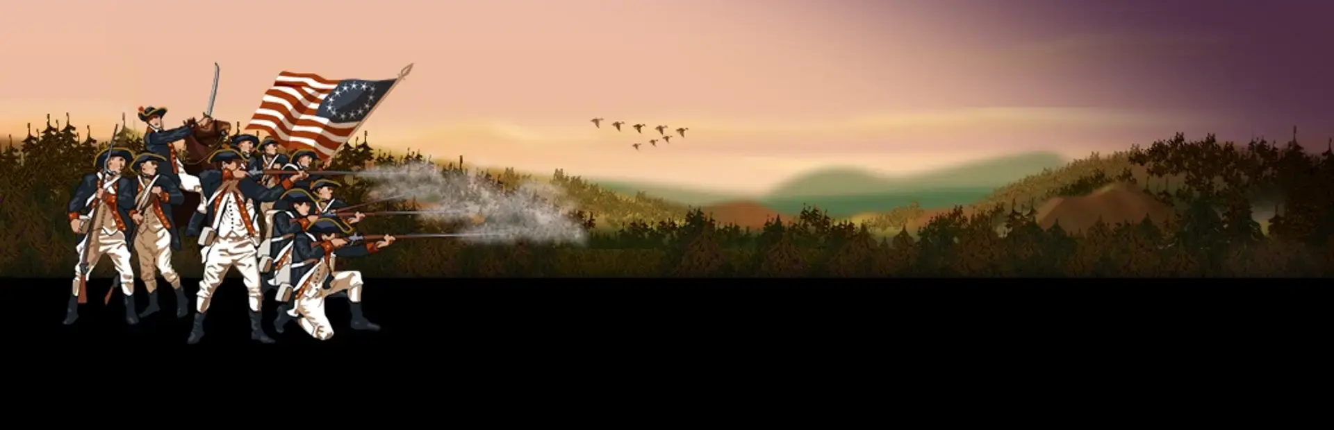 Birth of America background