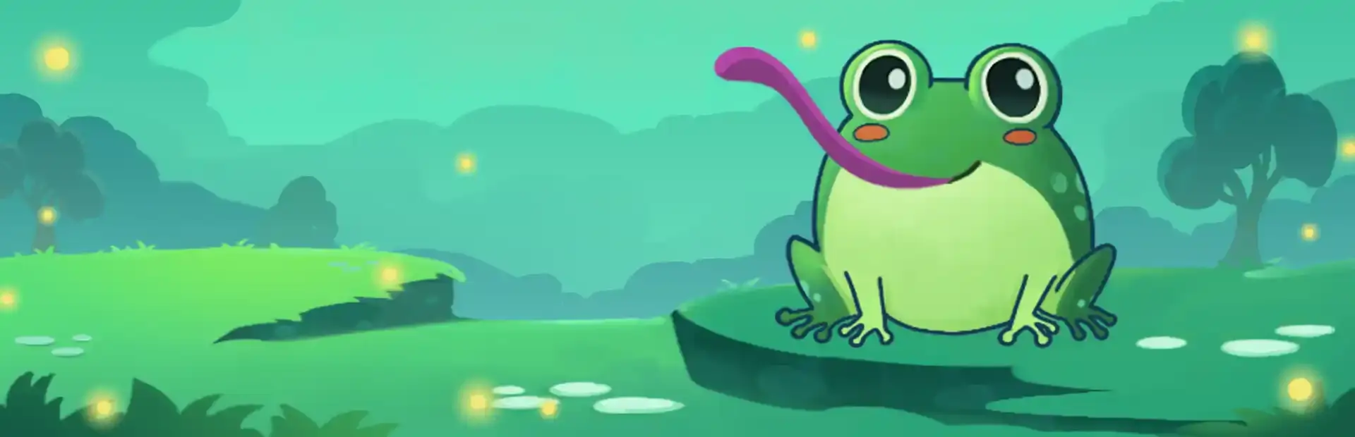 Frog World background