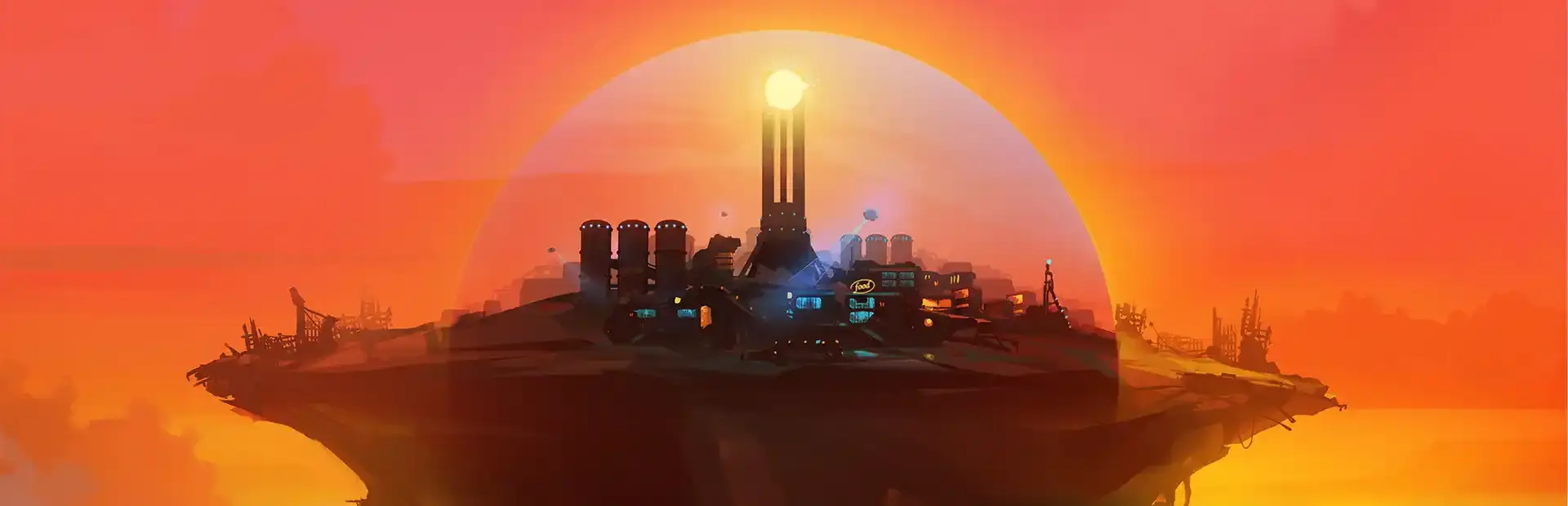 Sphere: Flying Cities background