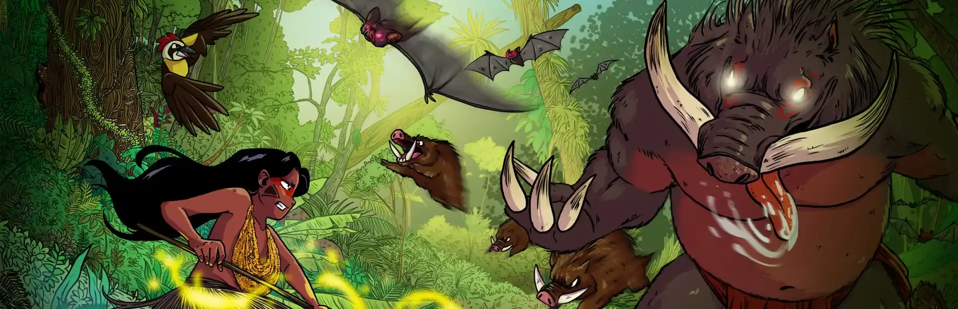 A Forest Tale: Porasy background
