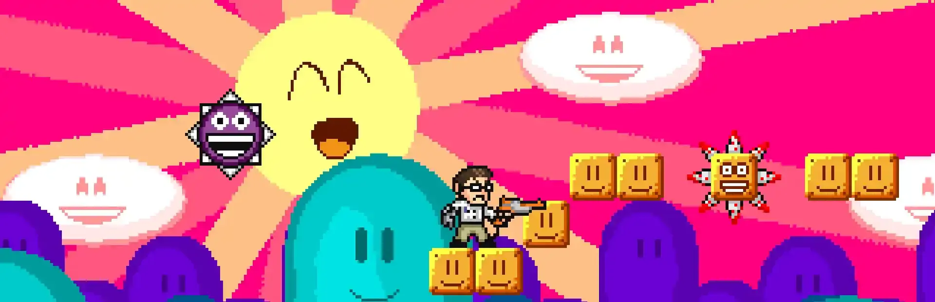 Angry Video Game Nerd Adventures background