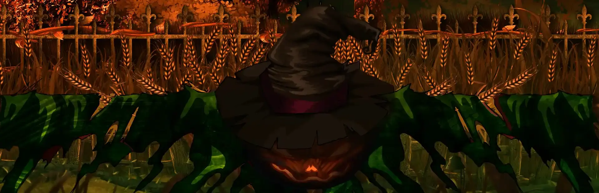 Witch Halloween background