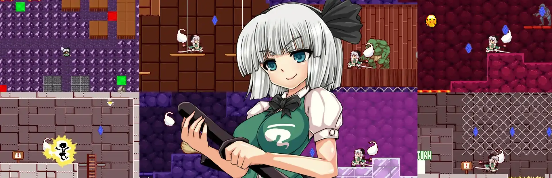 Youmu Konpaku & Dungeon of Lewd Creatures background