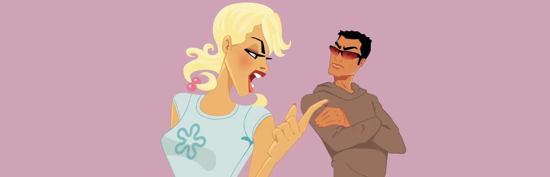 Singles: Flirt up your life background