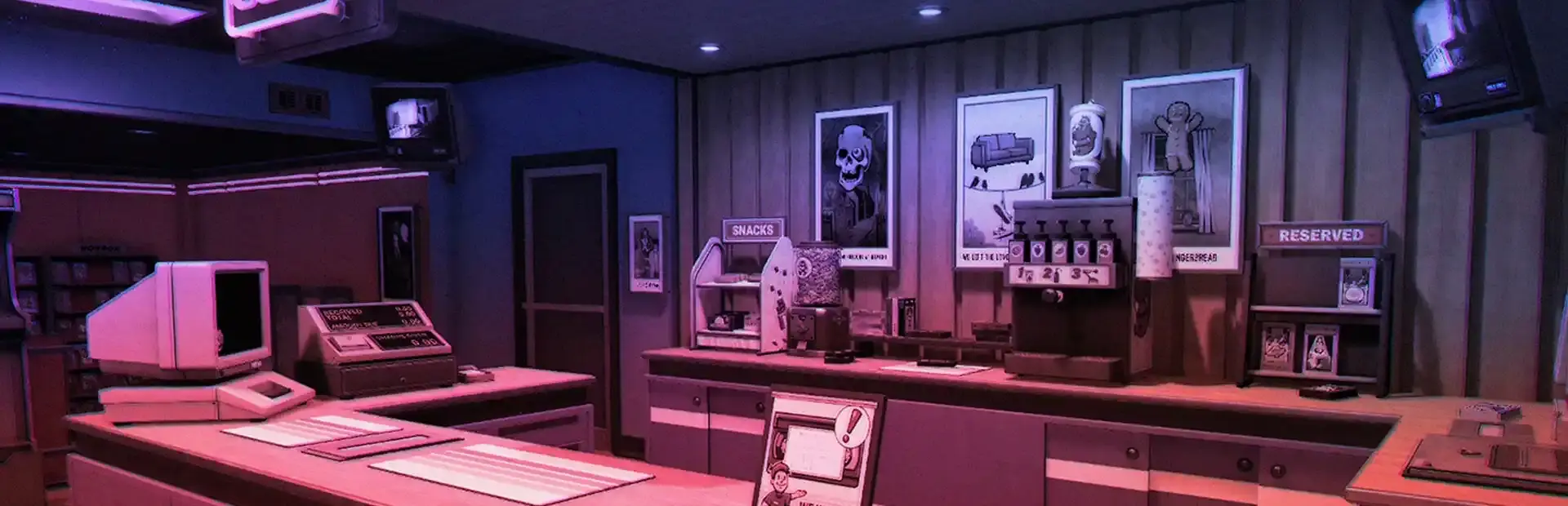Retro Rewind: Video Store Simulator background