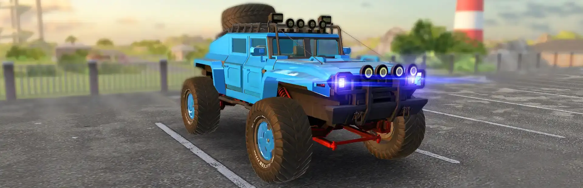 Offroad Jeep 4x4: Car Driving Simulator background