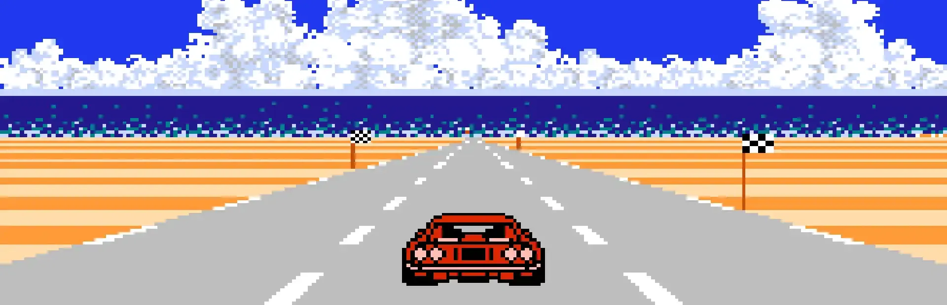 Rad Racer II background