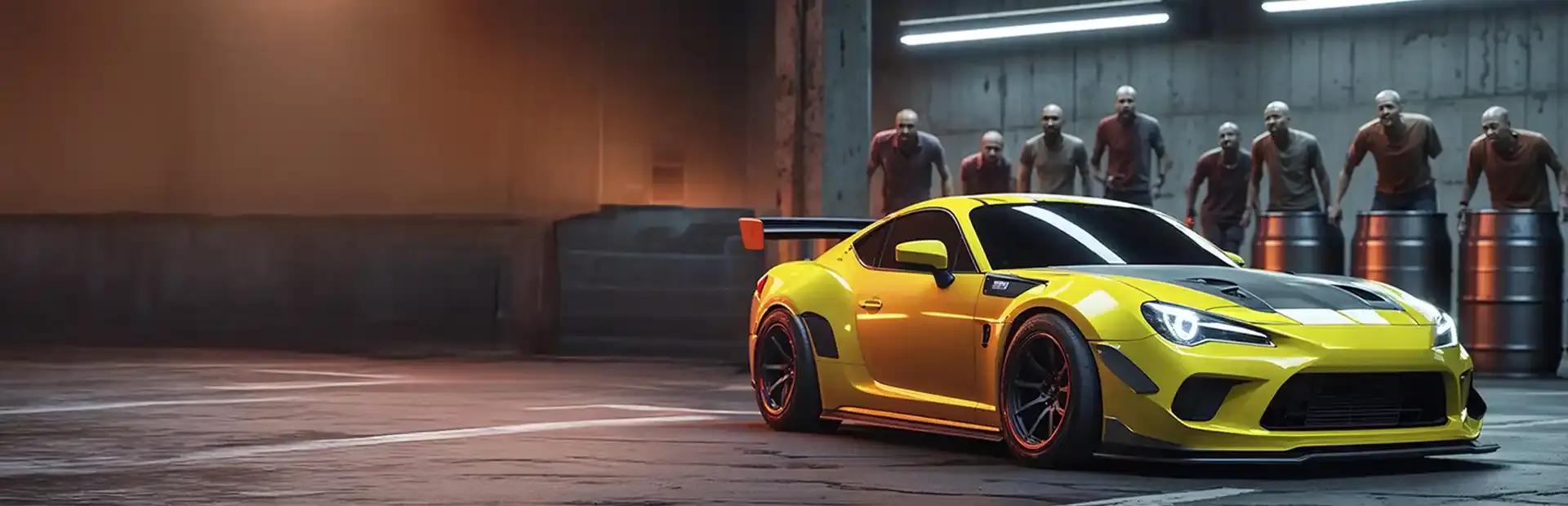Drift Cars Zombie Crusher background
